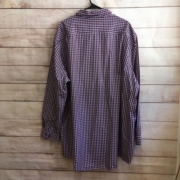 BUTTONED DOWN SHIRT IN NAVY BLUE PLAID - Picture 5 of 5